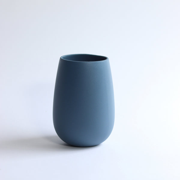 Stoneware Hedy Bud Vase - Indigo Blue