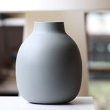 Stoneware Moo Vase - Green