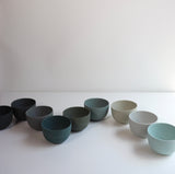 Small Jupiter Pots/Planters - Light Grey Blue