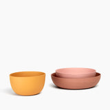 Commune Nesting Bowl Set (Brown/Pink/Orange)